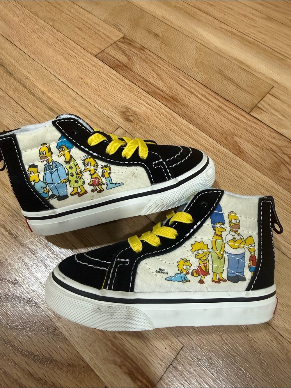 The Simpsons Vans Sk8-Hi Zip